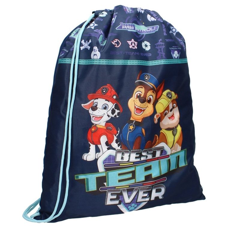 Paw Patrol, Best Team Ever, rucsac cu snur, albastru