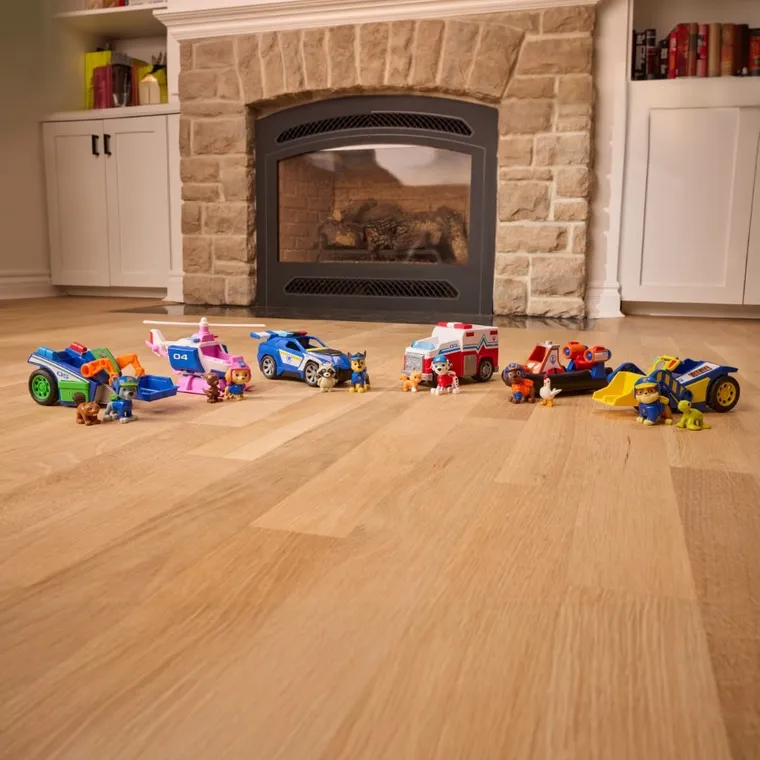 Paw Patrol, Search&Rescue, Rocky, vehicul cu figurina