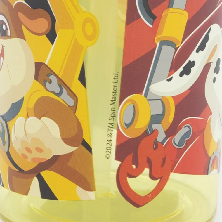 Paw Patrol, sticla de apa cu pai Square, 510 ml