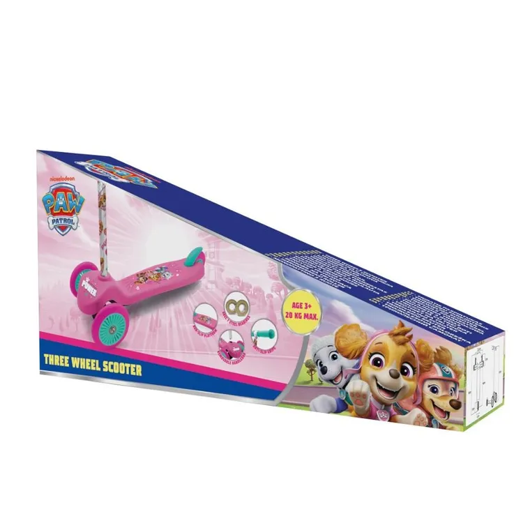 Paw Patrol, trotineta cu 3 roti