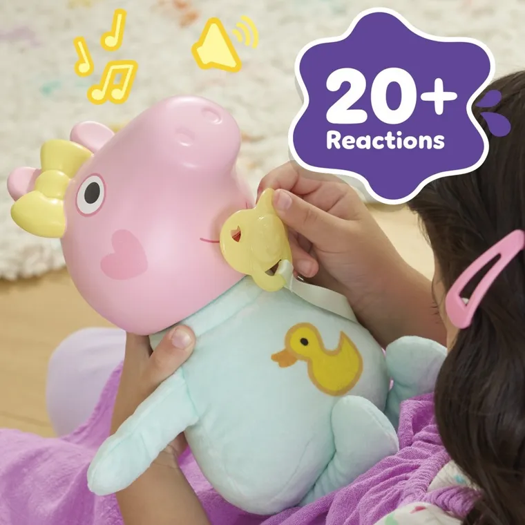 Peppa Pig, Oinks & Snuggles Evie, papusa interactiva