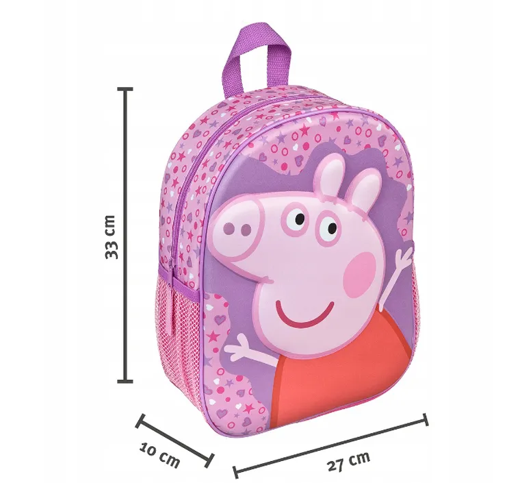Peppa Pig, rucsac pentru prescolari 3D
