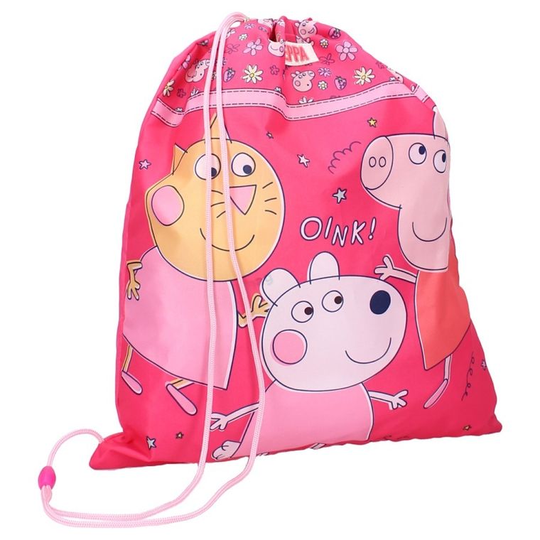 Peppa Pig, You Are Enough, rucsac cu snur, roz