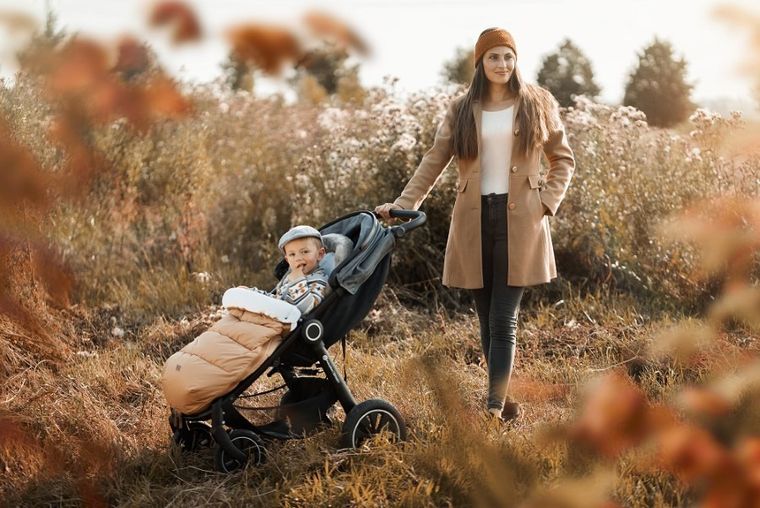 Petite&Mars, Comfy, sac de dormit de iarna, 4 in 1, caramel elegant