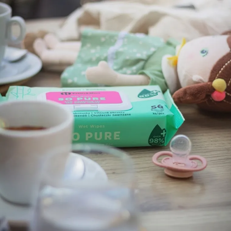 Petite&Mars, So Pure, servetele umede din bambus, biodegradabile, 12-56 buc.