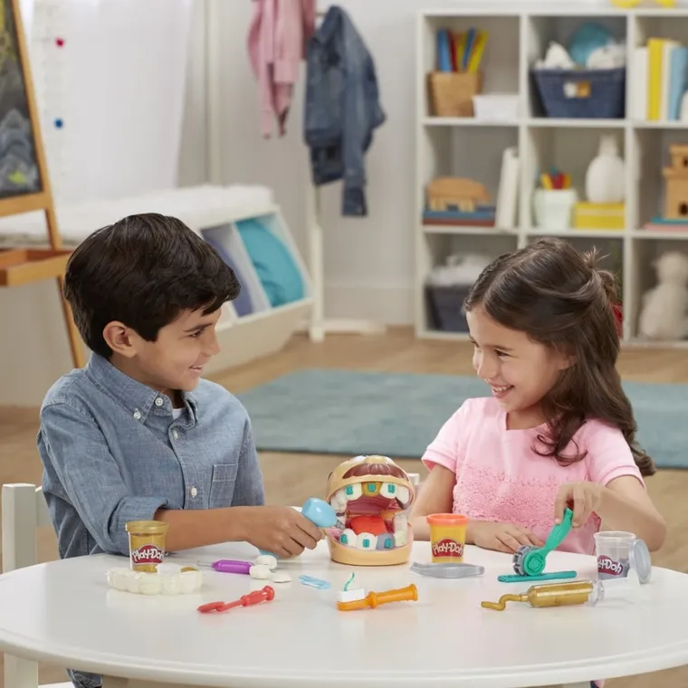 Play-Doh, Drill'N Fill Dentist, 8 cutii, set creativ