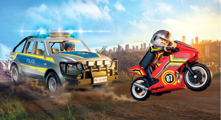 Playmobil, Action Heroes, Politia Pick-Up Chase, 71875