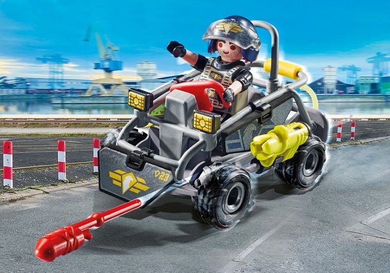 Playmobil, City Action, Quad de teren al fortelor speciale, 71147
