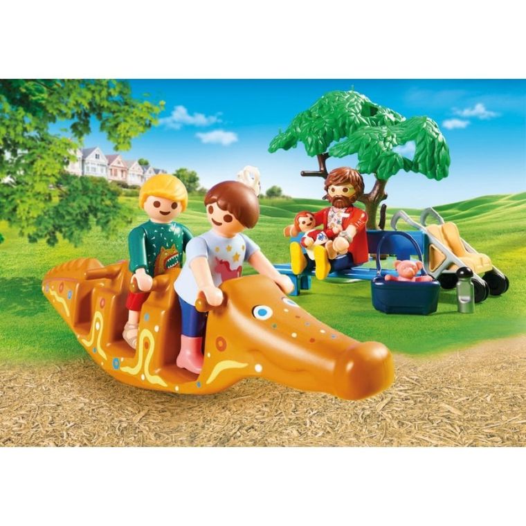 Playmobil, City Life, Loc de joaca in parcul de aventuri, 70281