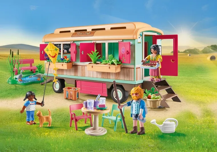 Playmobil, Country, Cafenea pe roti primitoare, 71441