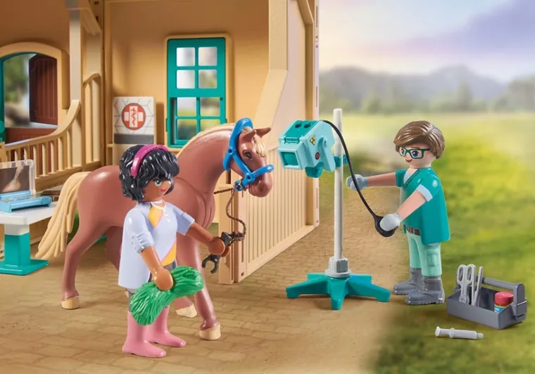 Playmobil, Horses of Waterfall, Hipoterapia si clinica de animale, 71352
