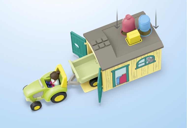 Playmobil, Junior, Aventura de la ferma, 71656