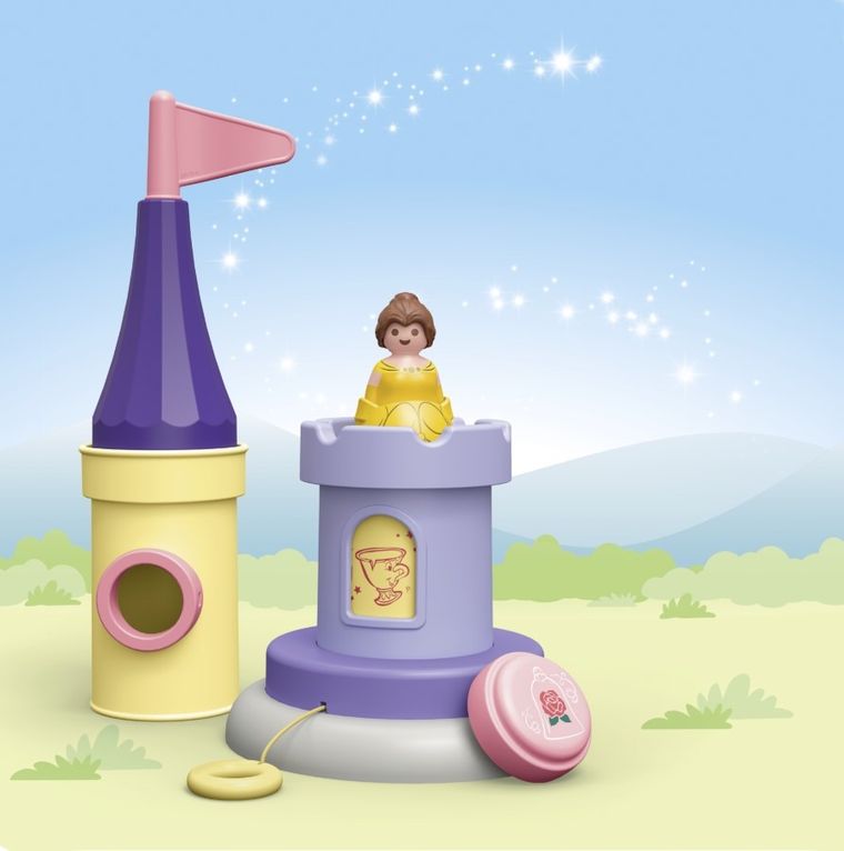 Playmobil, Junior, Disney, Turnul de distractie al lui Belle cu melodie, 71458