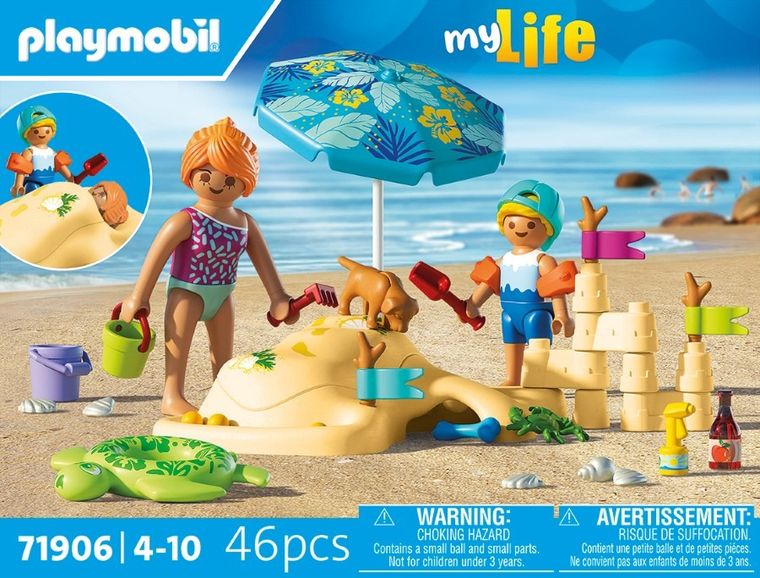Playmobil, My Life, Familie pe plaja, 71906