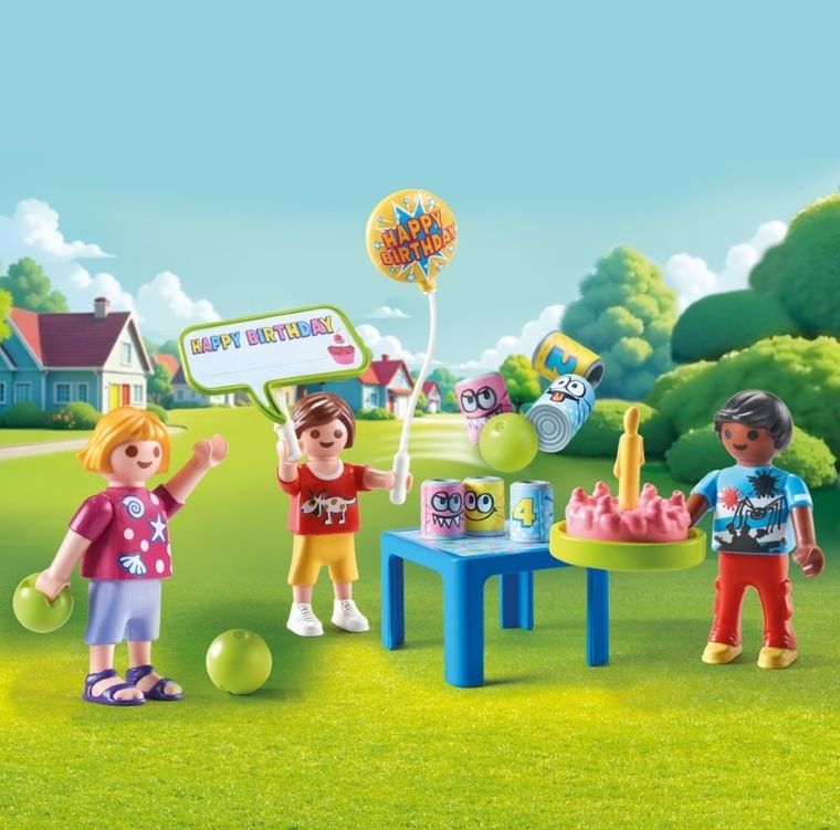 Playmobil, Set cadou, petrecere aniversara pentru copii, 71968