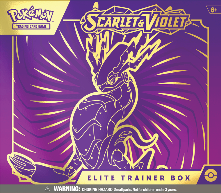 Pokemon TCG: Scarlet and Violet, ETB Elite Trainer Box, joc de carti