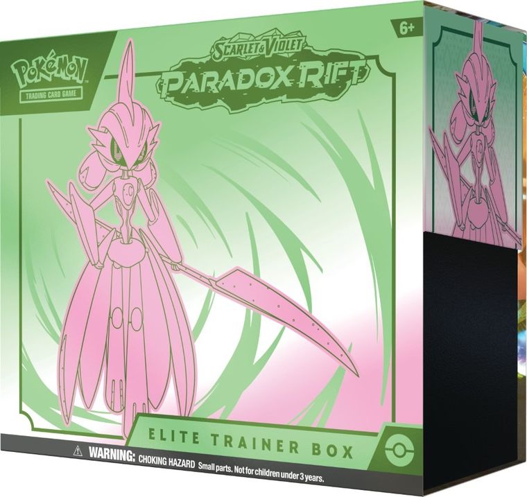 Pokemon TCG: Scarlet and Violet, Paradox Rift, ETB Elite, Trainer Box, joc de carti