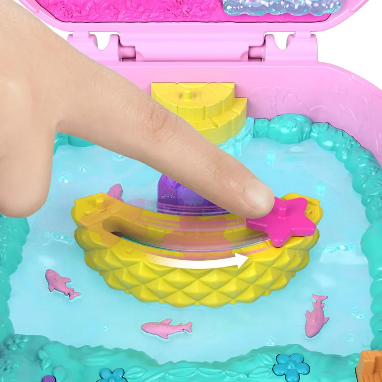 Polly Pocket, Pineapple Monkey, set compact cu papusa si accesorii
