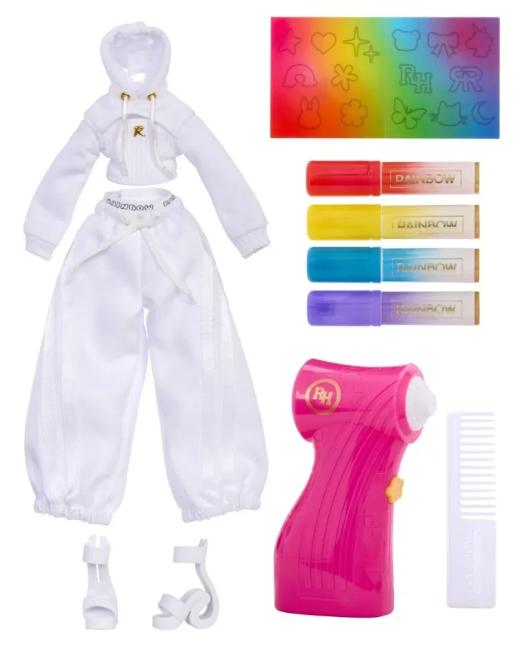 Rainbow High, Air Brush & Create, papusa fashion, Green Eyes