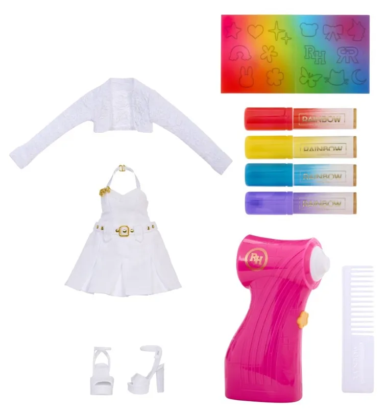 Rainbow High, Air Brush & Create, papusa fashion, Grey Eyes