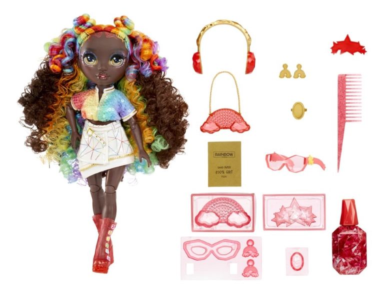 Rainbow High, Creative Crystals, Iris Bow, papusa fashion