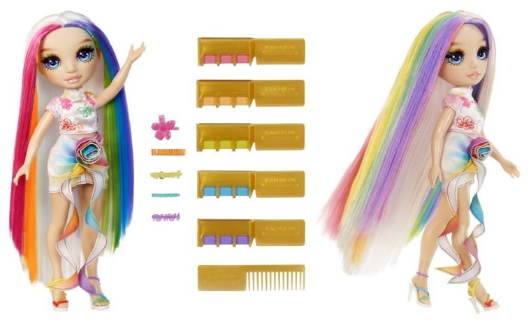 Rainbow High, Hair Chalk & Style, Amaya, papusa fashion