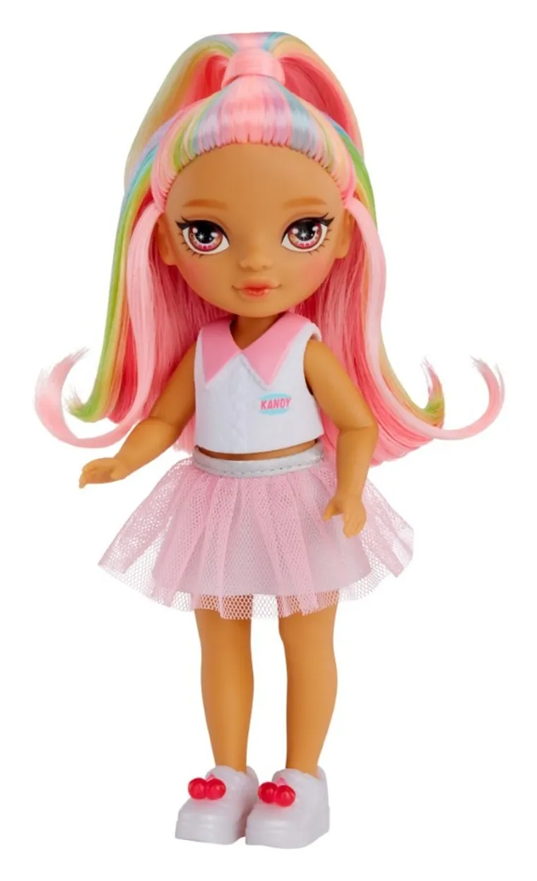 Rainbow High, Littles Dolls, Dessert Shop, Kandy, papusa fashion cu accesorii