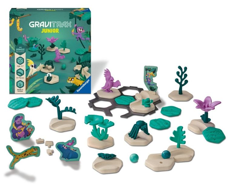 Ravensburger, GraviTrax Junior, Jungle, set suplimentar