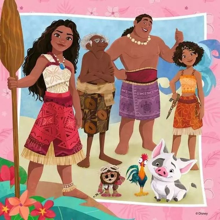 Ravensburger, Vaiana 2, puzzle, 3-49 piese
