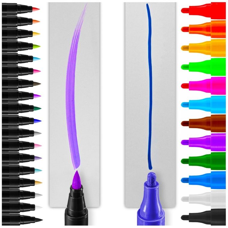 Rawmark, set de markere acrilice, 7 culori