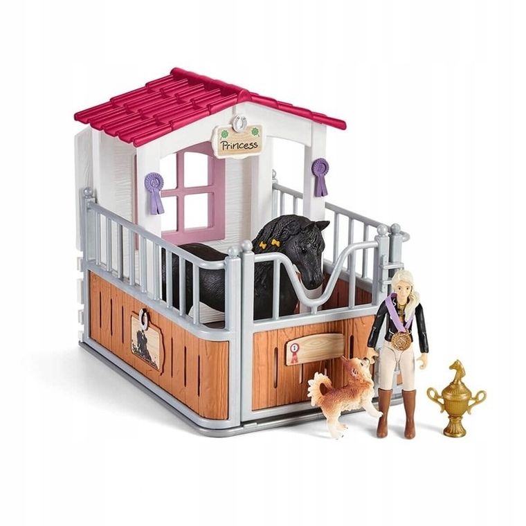 Schleich, Horse Club, Tarc pentru cai Tori & Princess, set, 42437