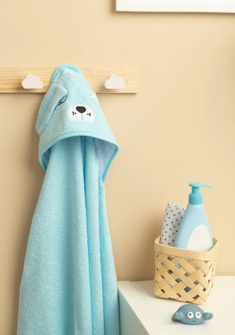 Sensillo, Bathfriends, husa moale pentru baie, Caine, 100-100 cm