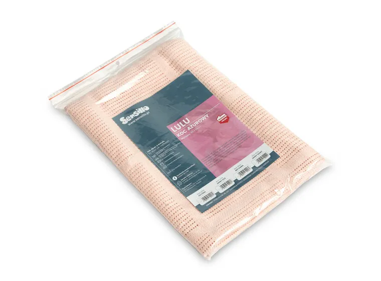 Sensillo, Lulu, patura ajurata, roz deschis