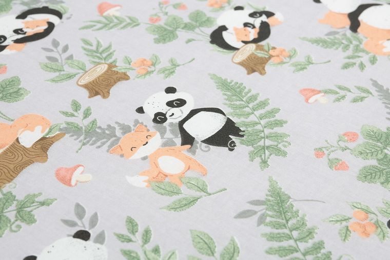 Sensillo, Panda si Vulpea, insertie pentru patut, 60-120 cm