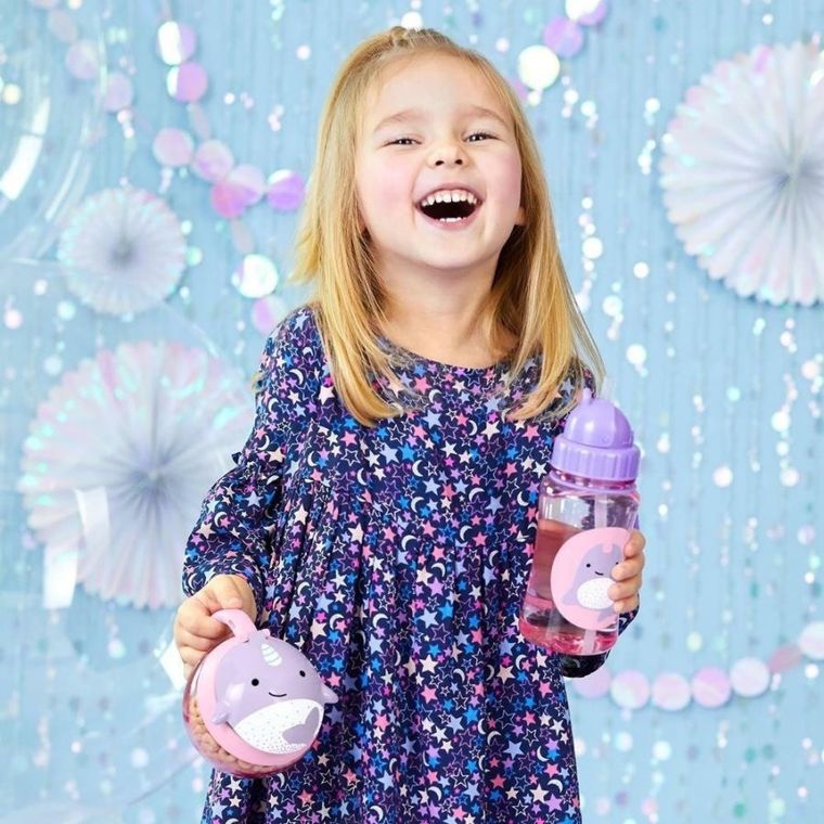 Skip Hop, Zoo, pahar pentru gustari, Narval, 222 ml