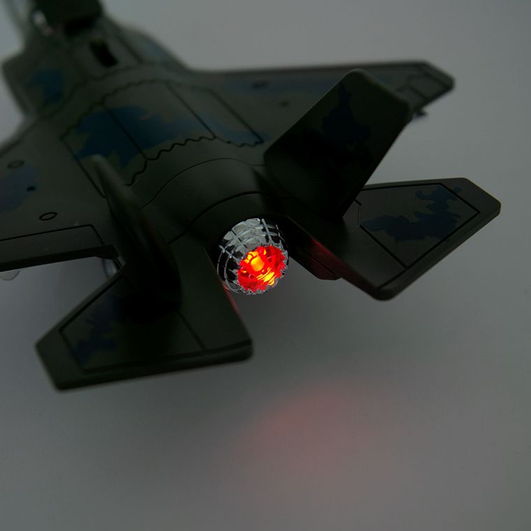 Smiki, AirTrooper, avion militar de lupta, model cu lumini si sunete, 1:16