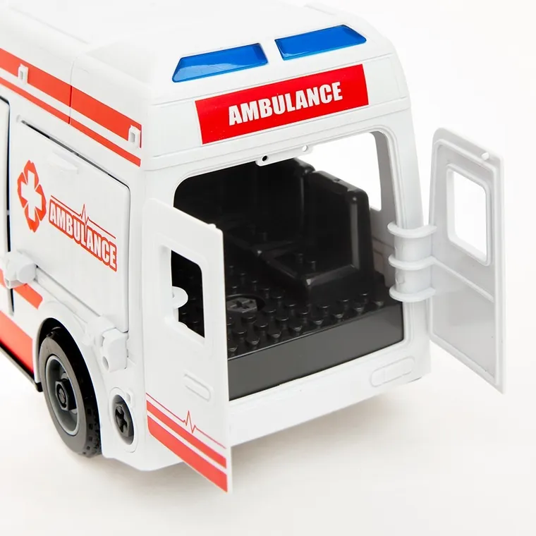 Smiki, Ambulanta, masinuta de asamblat cu lumini si sunete