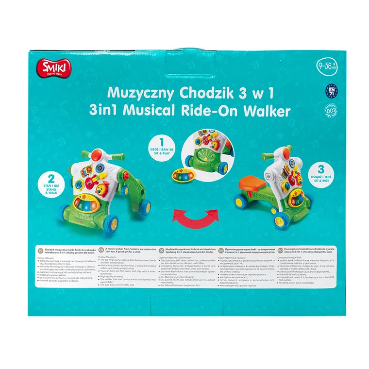 Smiki, Antemergator muzical, jucarie interactiva