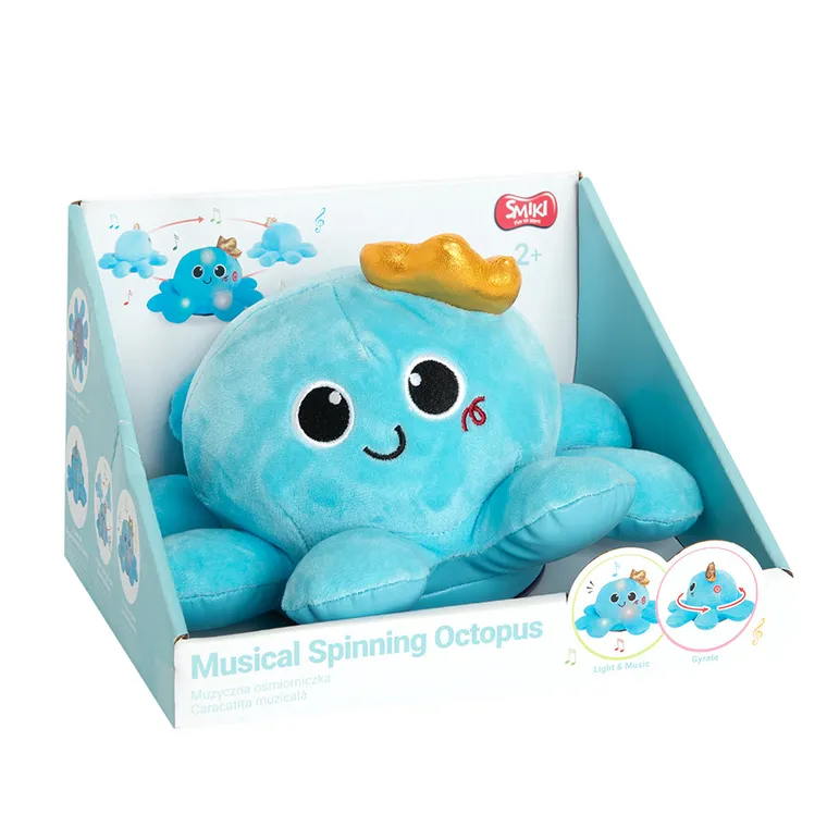 Smiki, Caracatita muzicala, jucarie interactiva, albastru