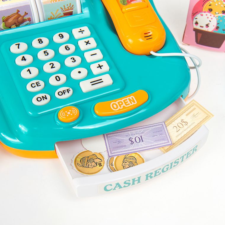 Smiki, casa de marcat cu accesorii, 11 elemente