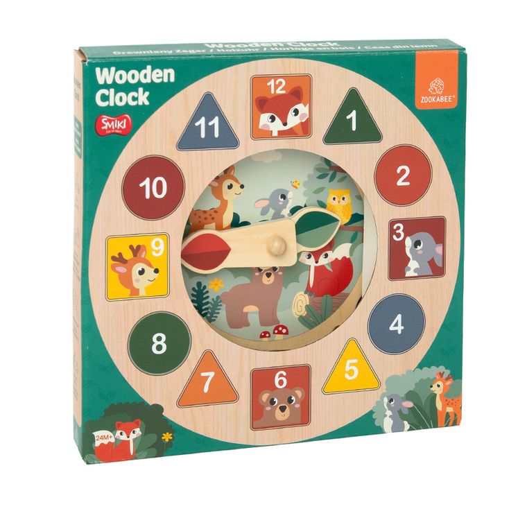 Smiki, ceas din lemn, puzzle din lemn