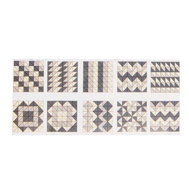 Smiki, covoras din spuma, puzzle, gri, 96 elemente, 180-180 cm