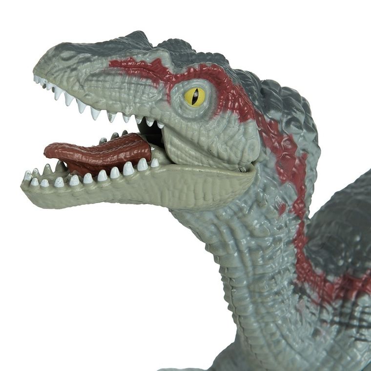 Smiki, Dino Planet, Dinozaur Velociraptor, figurina cu lumini si sunete 32 cm