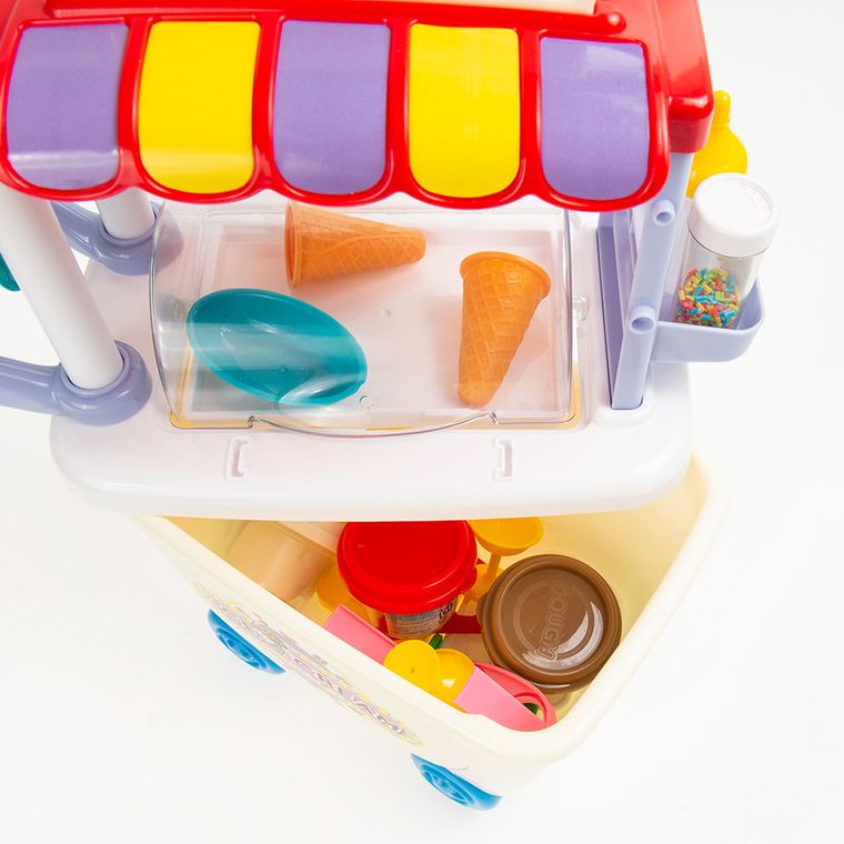 Smiki, Dough Ice Dream Cart, Carucior cu inghetata, plastilina