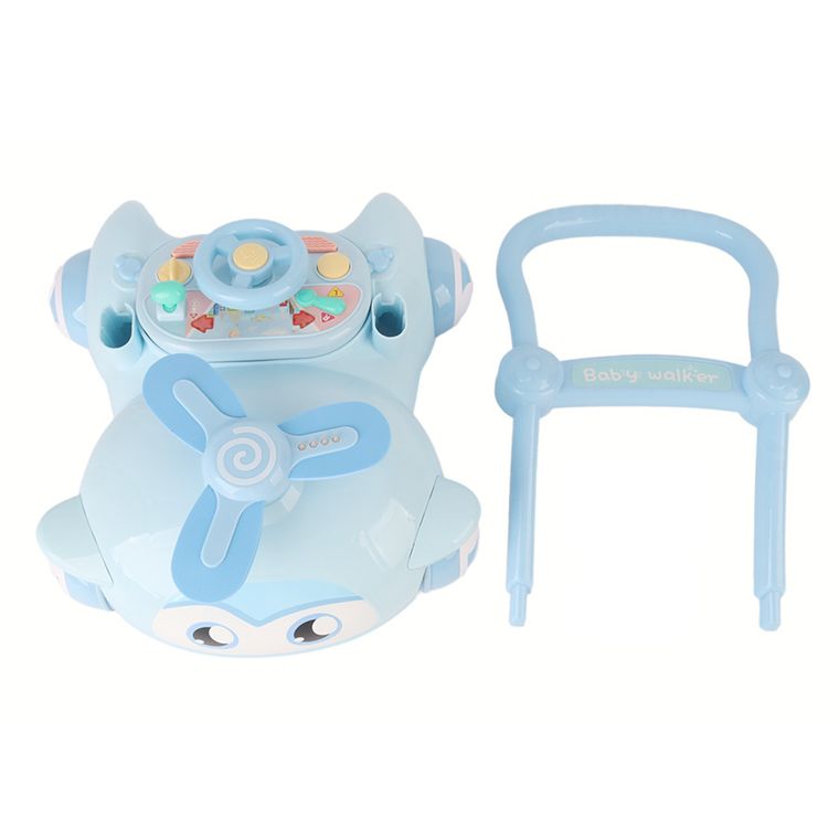 Smiki, Interactive Baby Walker, antemergator, avionas, albastru