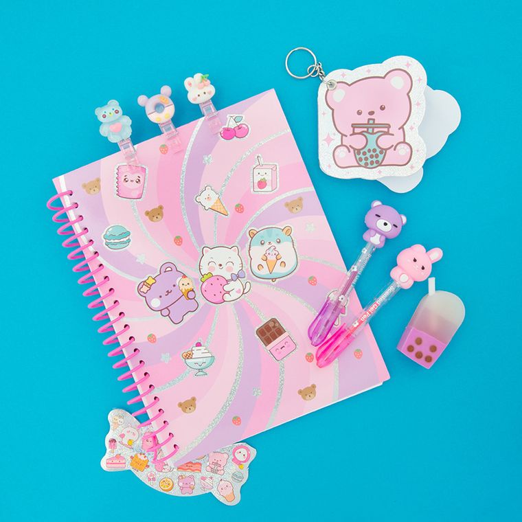 Smiki, Kawaii, carnetel, set cu accesorii