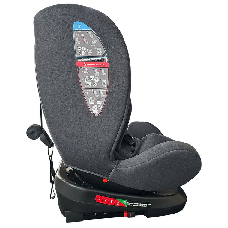 Smiki, Little Adventurer, i-Trip, scaun auto, iSize, gri, 40-150 cm