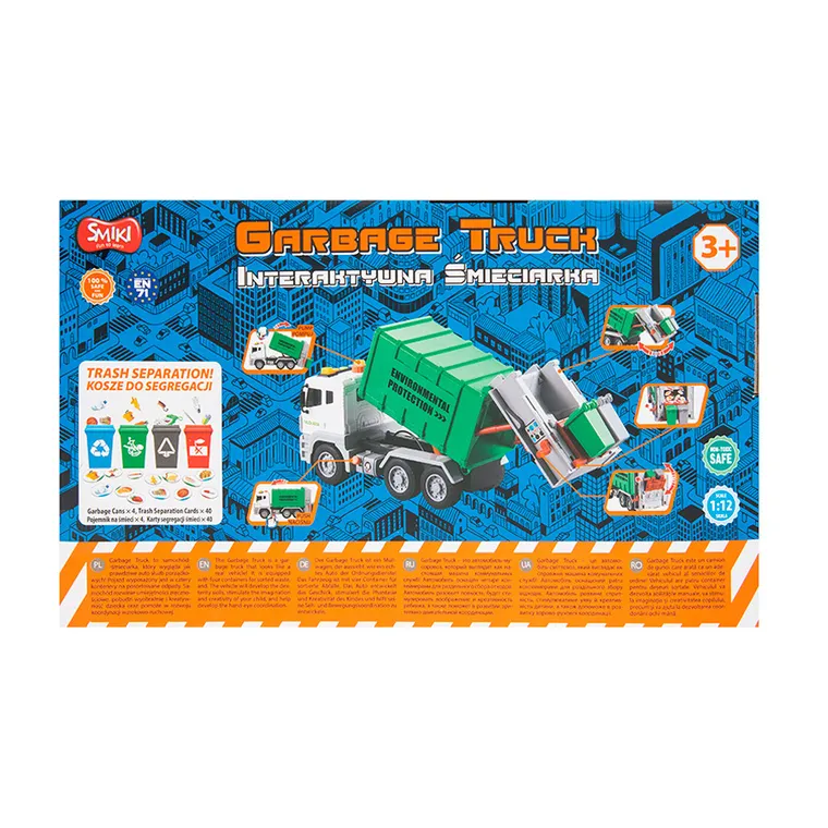 Smiki, Masinuta de gunoi, vehicul cu lumini si sunete