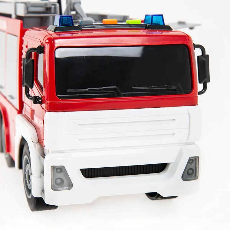 Smiki, Masinuta de pompieri, vehicul cu lumini si sunete, 1:12