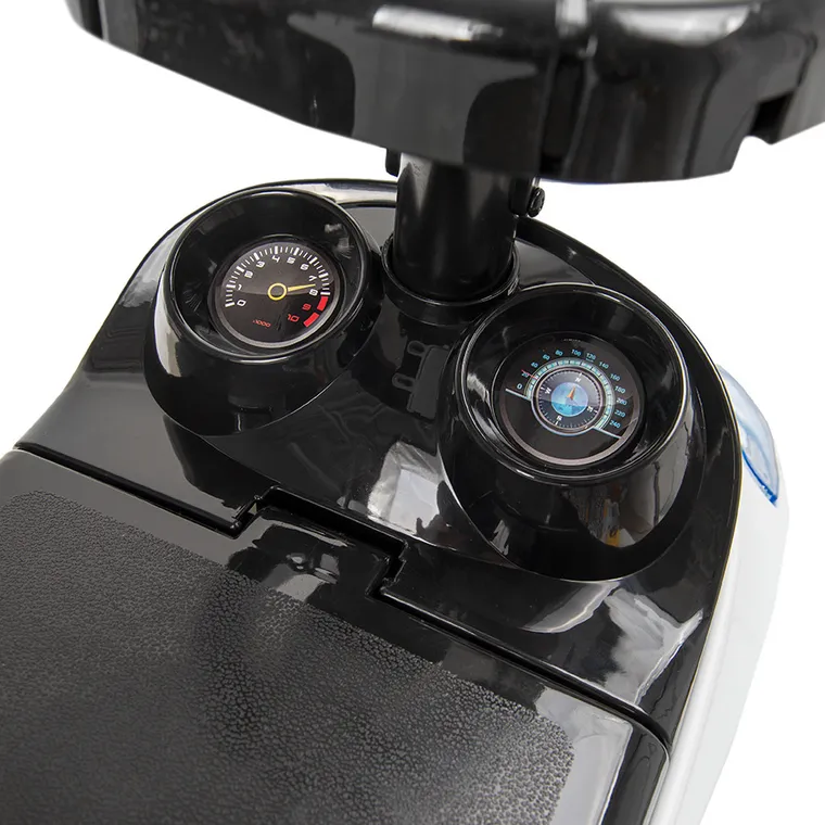 Smiki, Masinuta fara pedale cu maner, alb